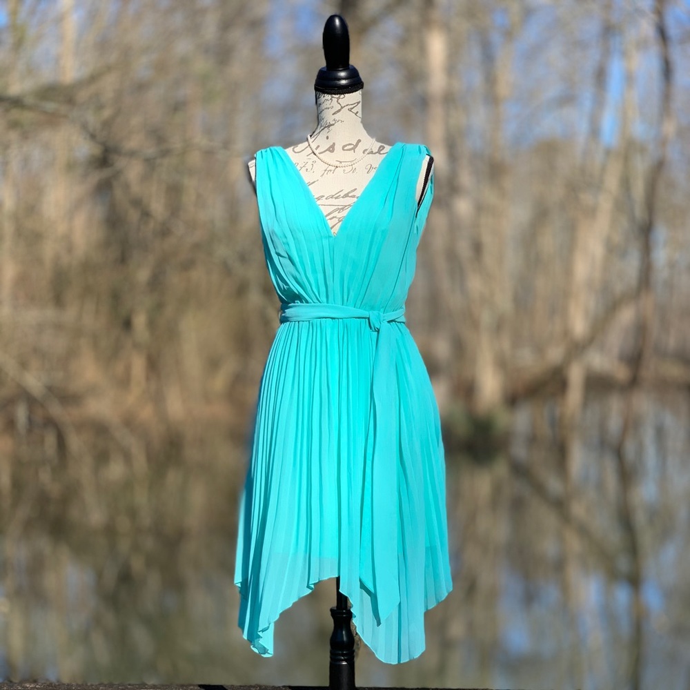 Party of Two Turquoise dress